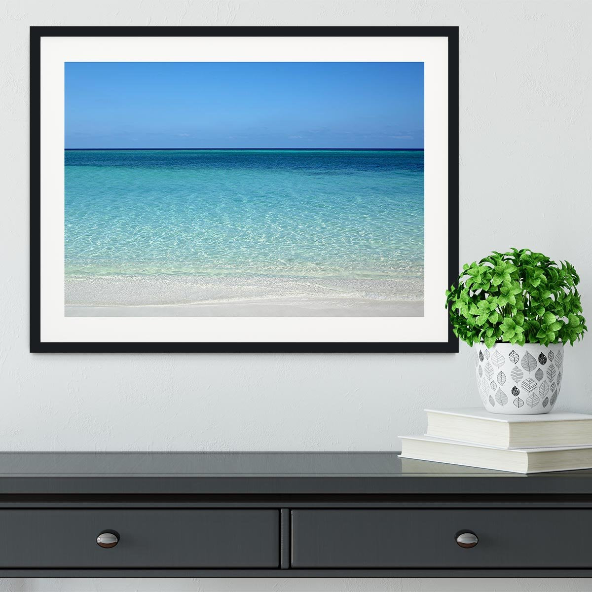 Atlantic Ocean Framed Print - Canvas Art Rocks - 1