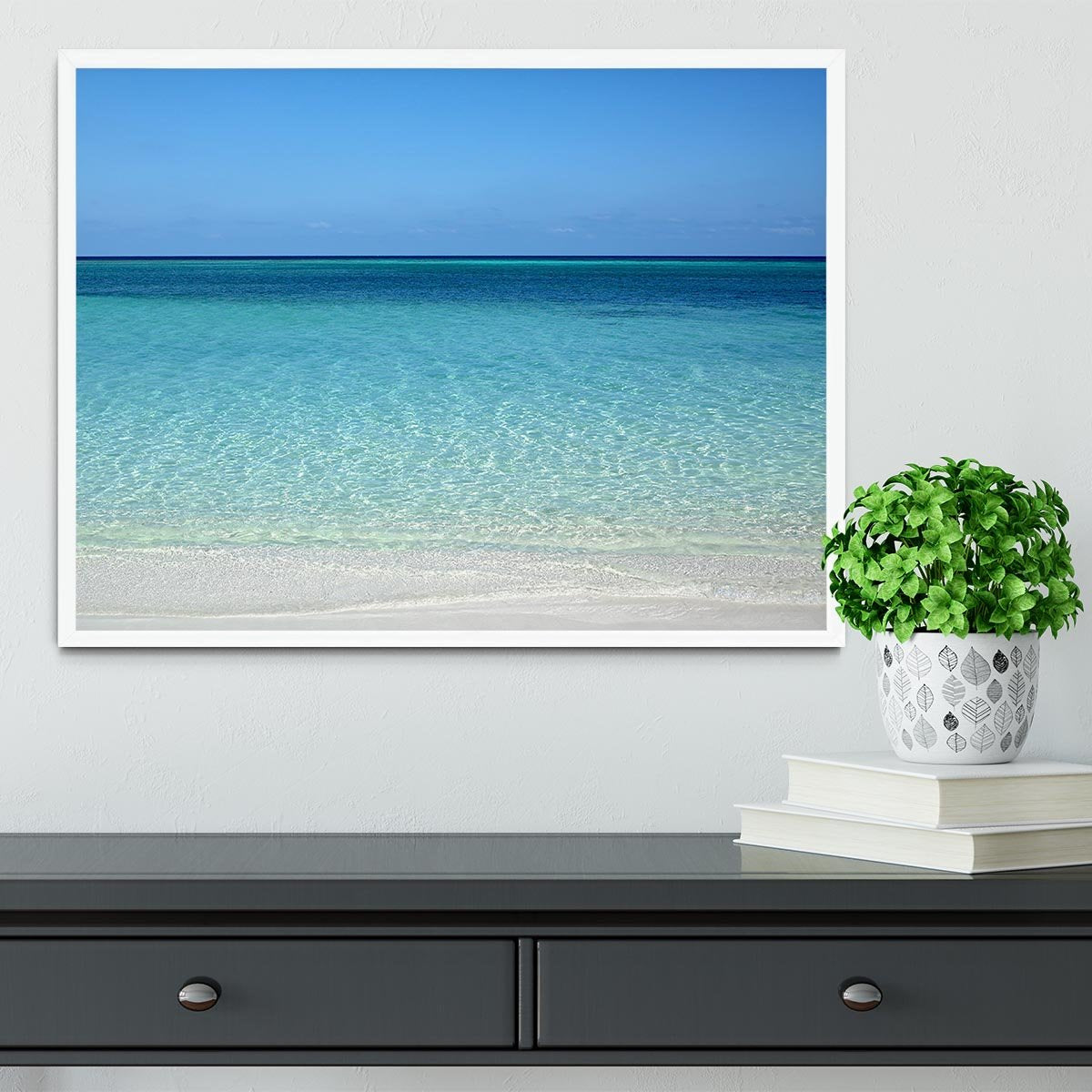 Atlantic Ocean Framed Print - Canvas Art Rocks -6