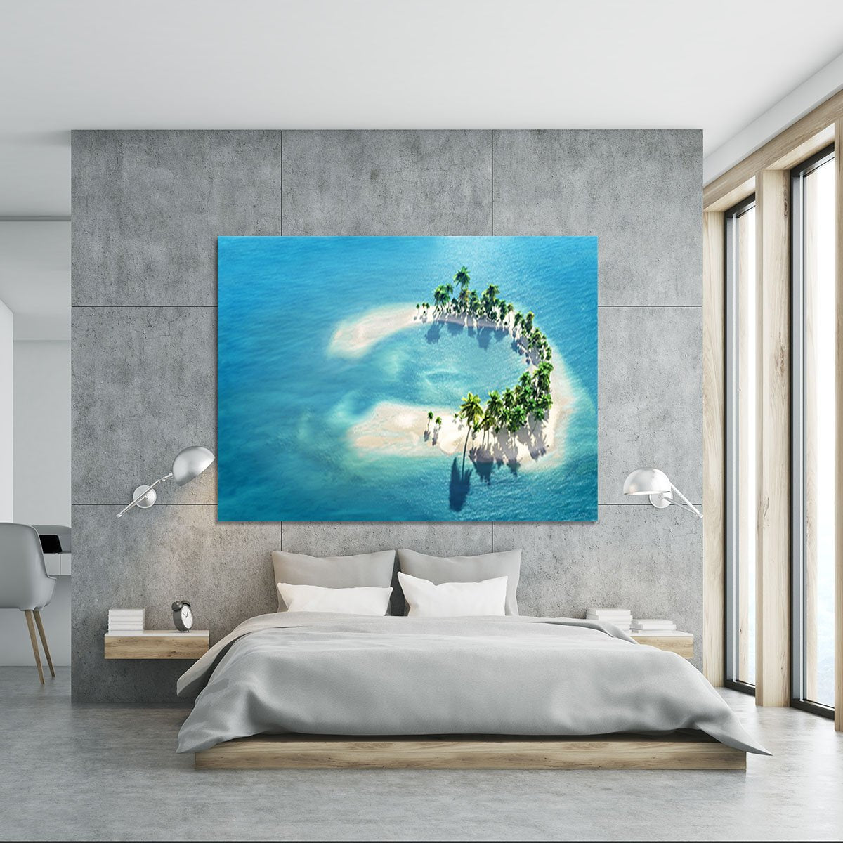 Atoll Canvas Print or Poster
