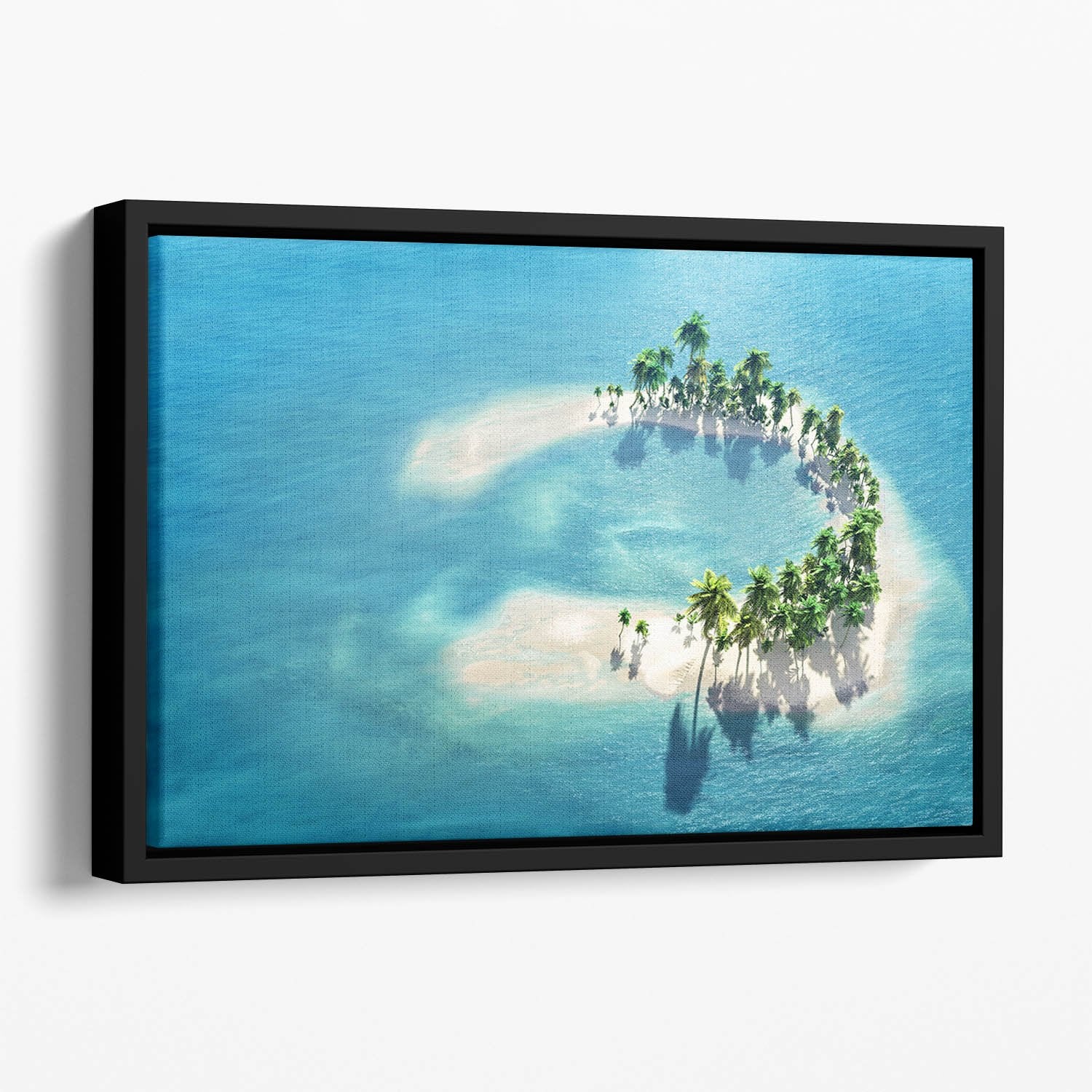 Atoll Floating Framed Canvas