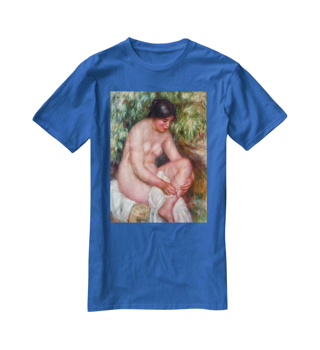 August Renoir Bathing by Renoir T-Shirt - Canvas Art Rocks - 2