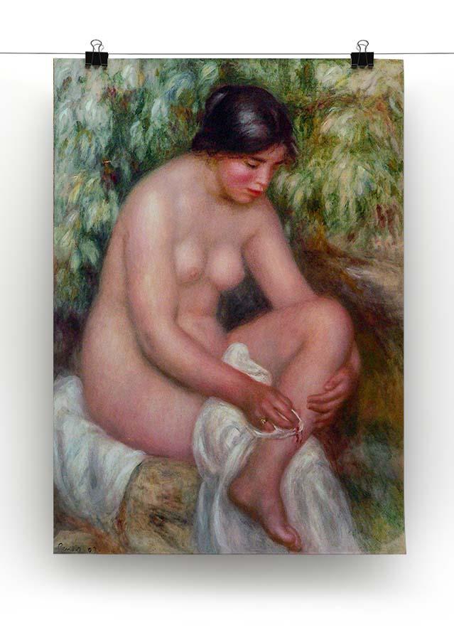 August Renoir Bathing by Renoir Canvas Print or Poster - Canvas Art Rocks - 2