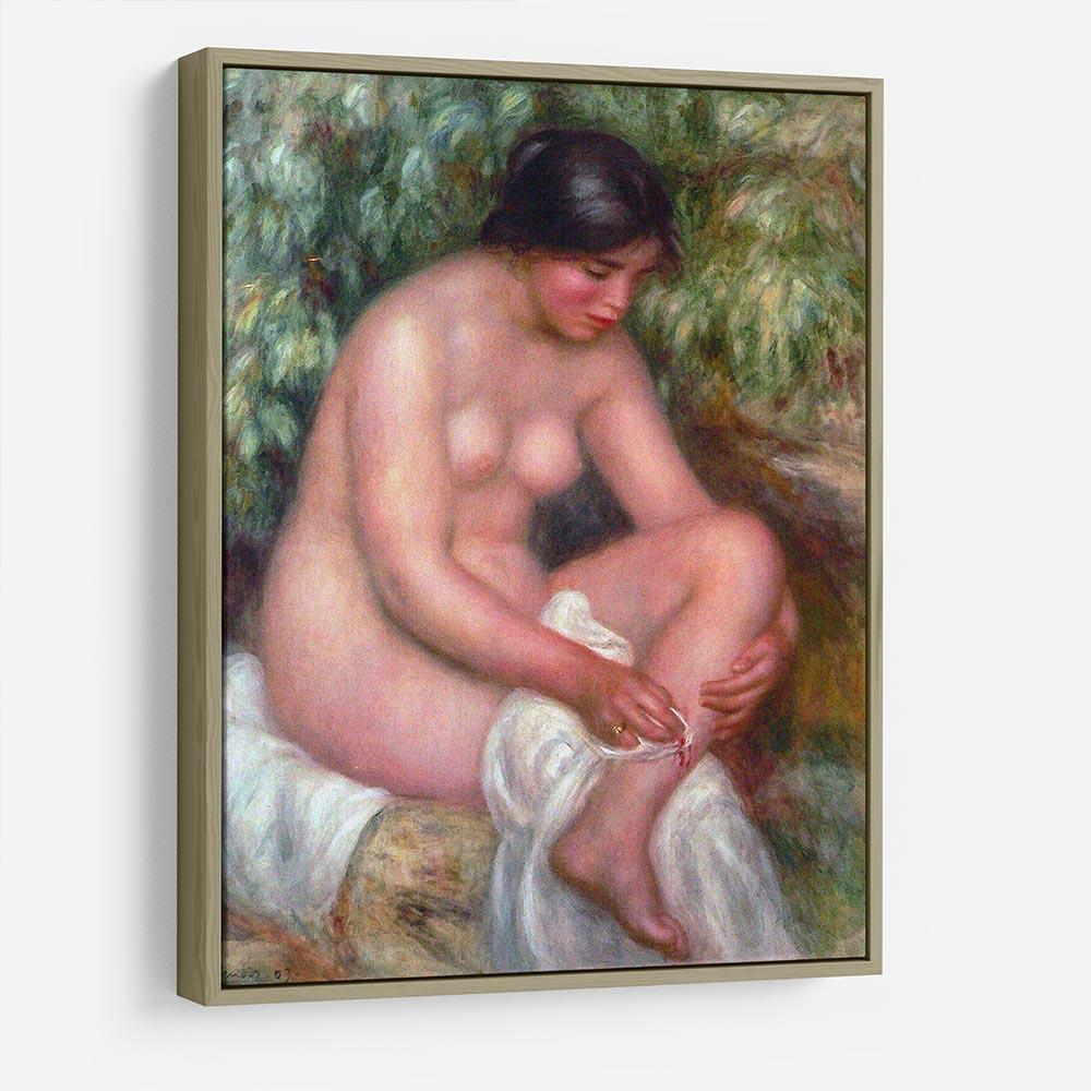 August Renoir Bathing by Renoir HD Metal Print