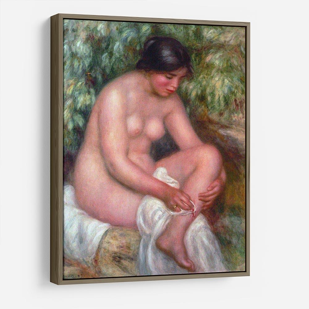 August Renoir Bathing by Renoir HD Metal Print