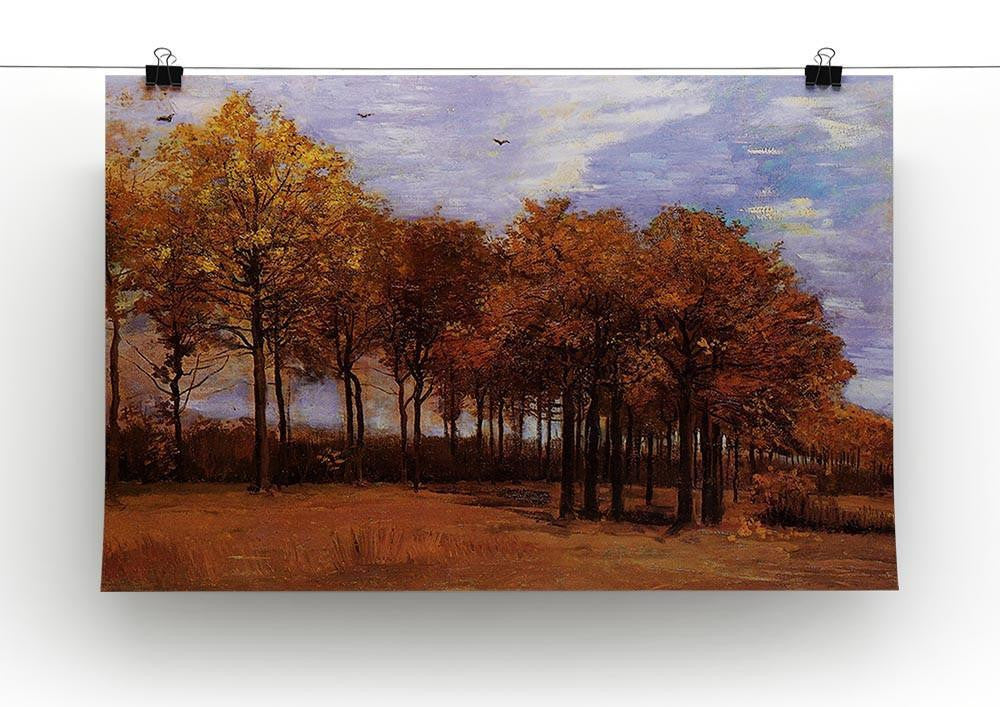 Autumn Landscape by Van Gogh Canvas Print & Poster - Canvas Art Rocks - 2