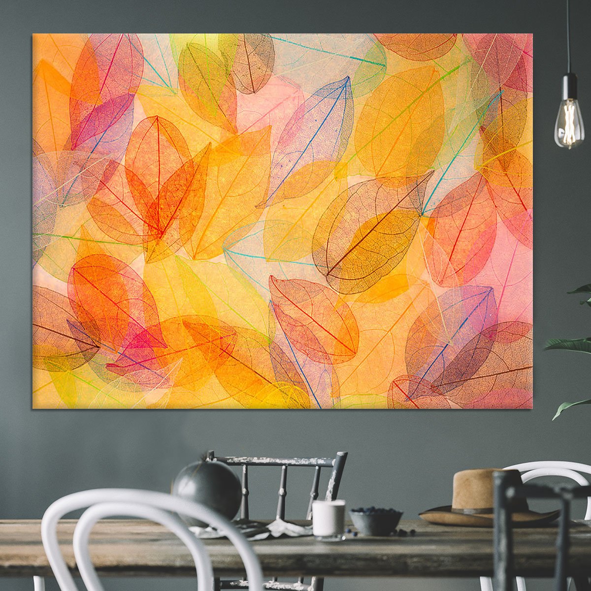 Autumn background Canvas Print or Poster