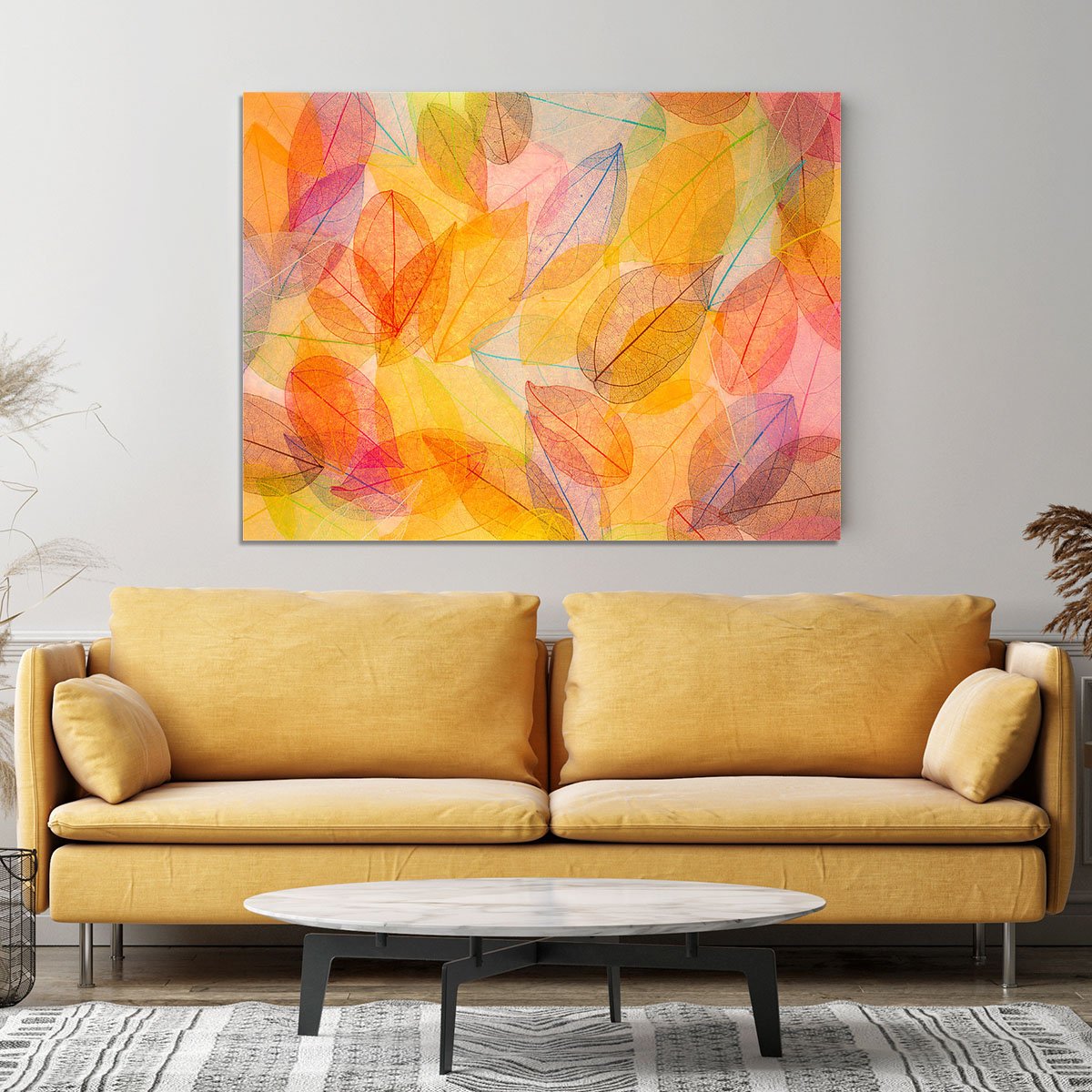Autumn background Canvas Print or Poster