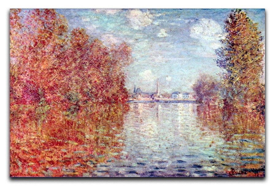 Autumn in Argenteuil by Monet Canvas Print & Poster  - Canvas Art Rocks - 1