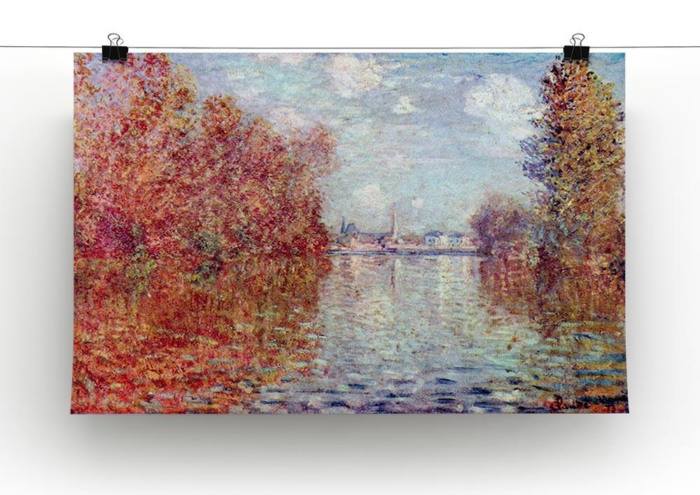 Autumn in Argenteuil by Monet Canvas Print & Poster - Canvas Art Rocks - 2