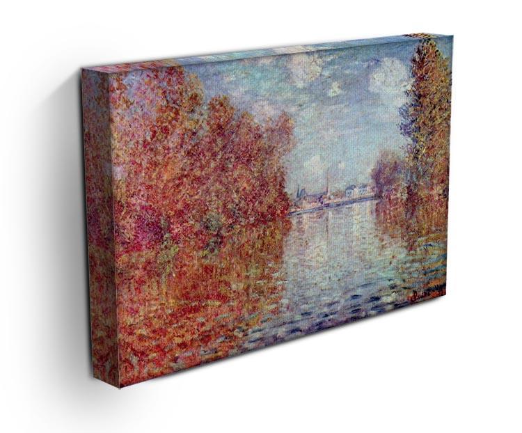 Autumn in Argenteuil by Monet Canvas Print & Poster - Canvas Art Rocks - 3