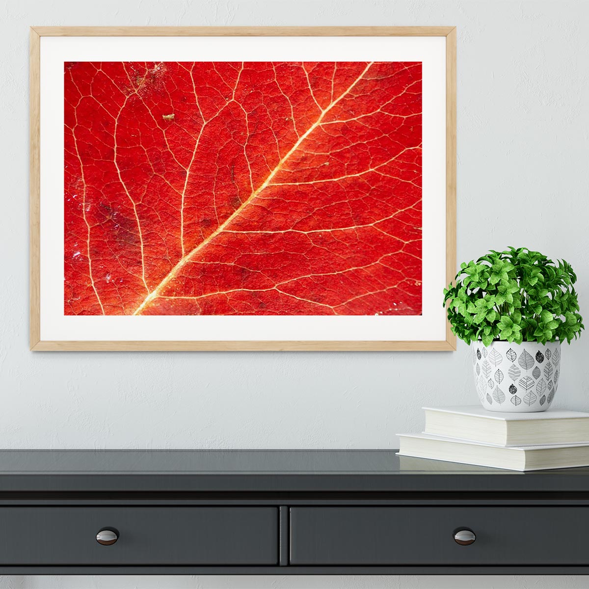 Autumn leaf Framed Print - Canvas Art Rocks - 3