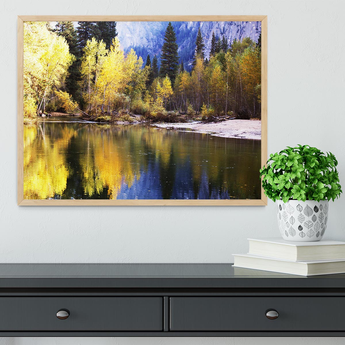 Autumn scene Framed Print - Canvas Art Rocks - 4