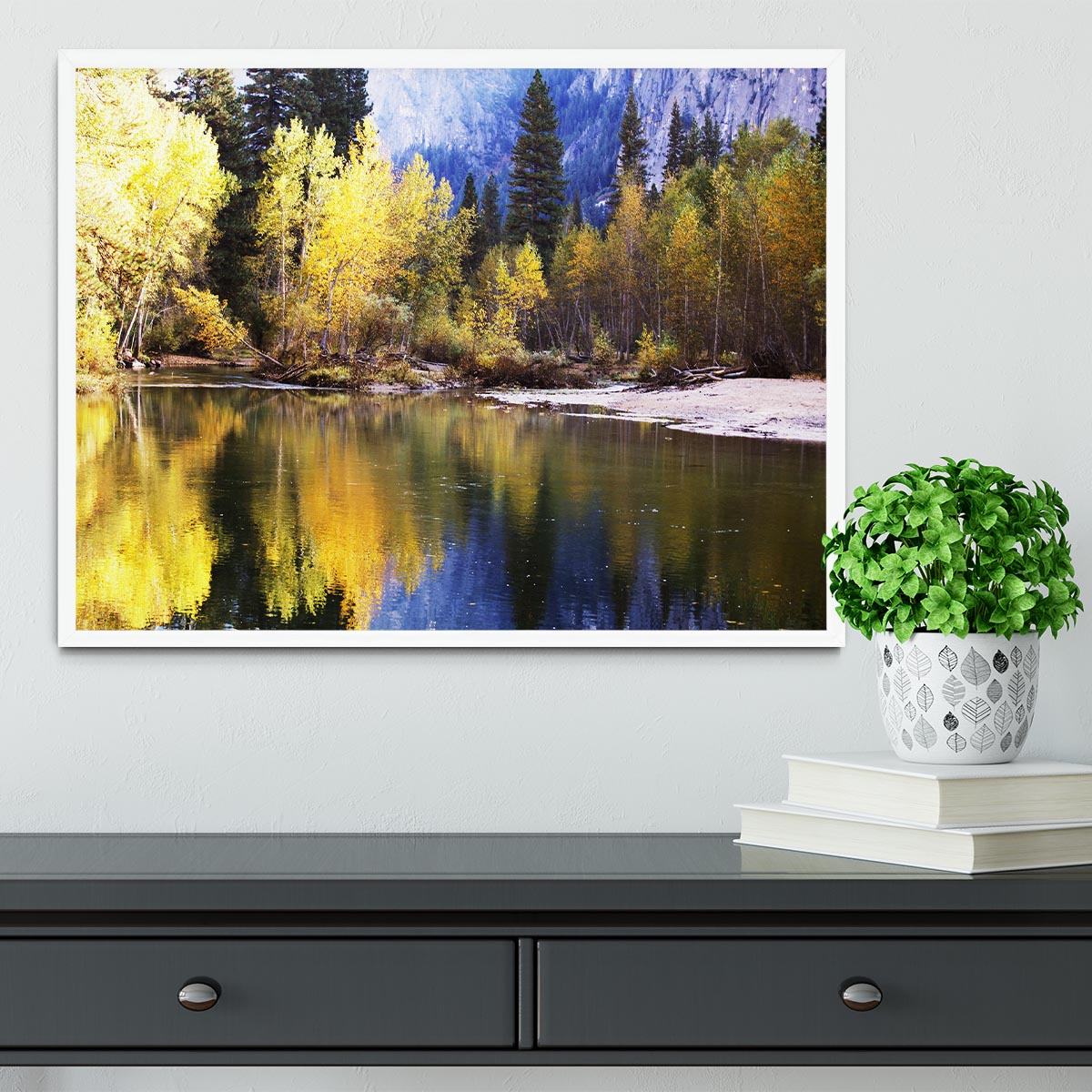 Autumn scene Framed Print - Canvas Art Rocks -6