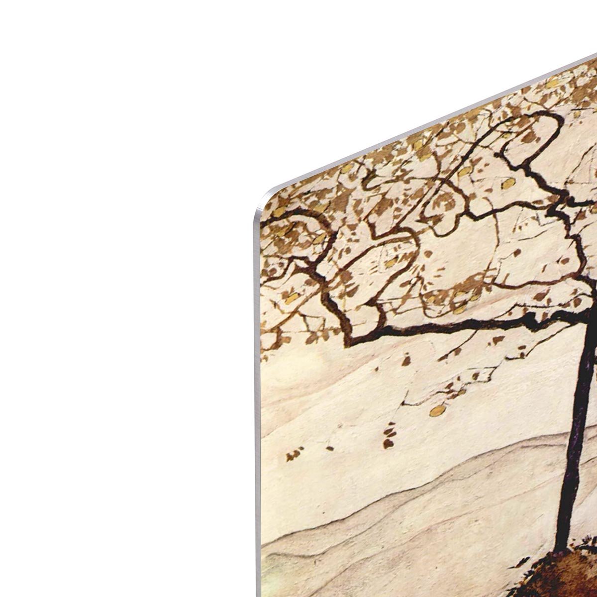 Autumn sun and trees by Egon Schiele HD Metal Print - Canvas Art Rocks - 4