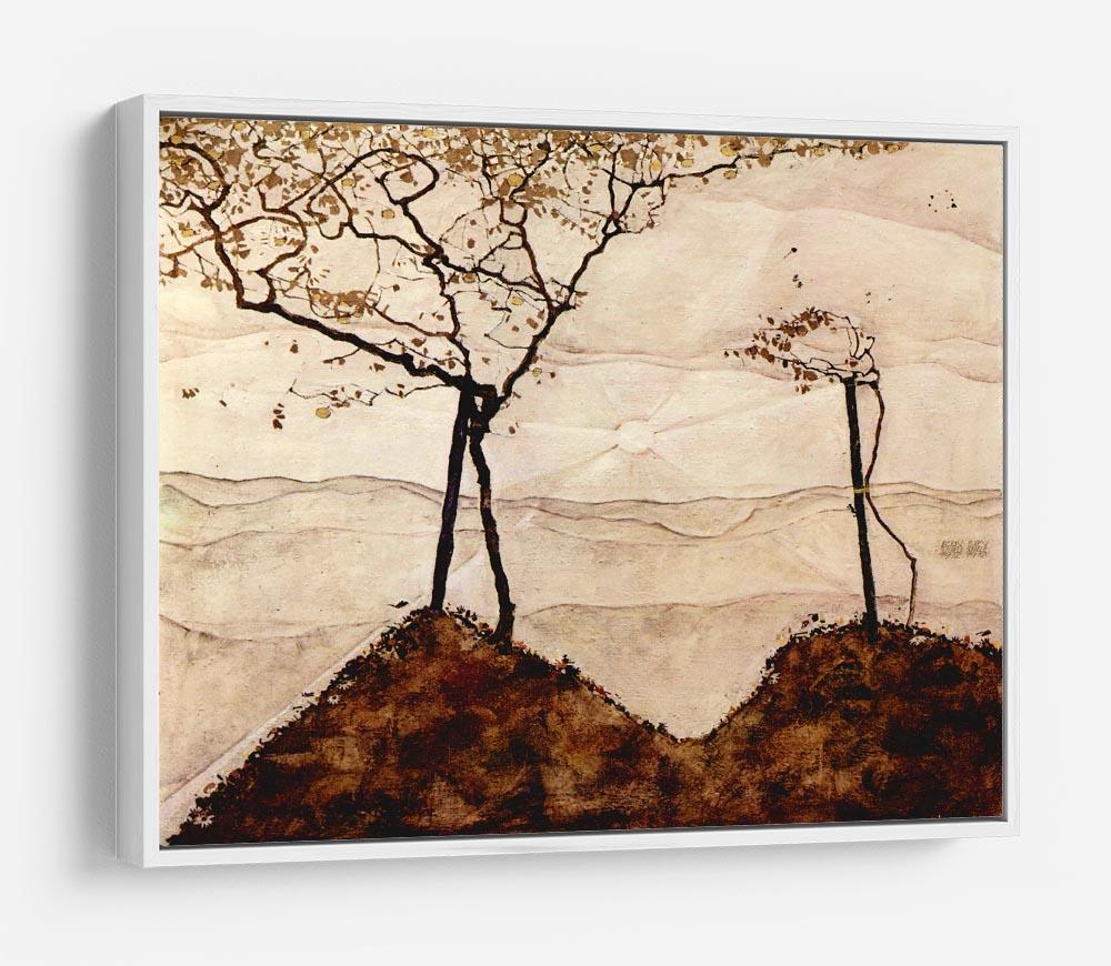 Autumn sun and trees by Egon Schiele HD Metal Print - Canvas Art Rocks - 7