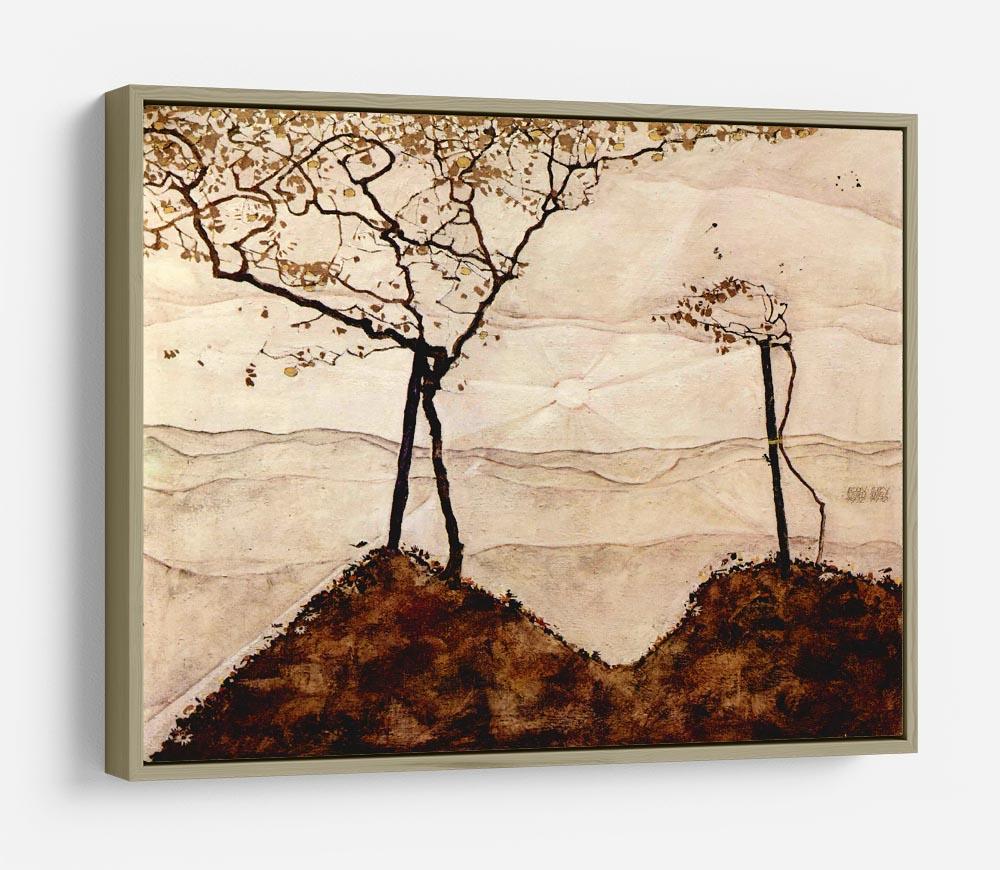 Autumn sun and trees by Egon Schiele HD Metal Print - Canvas Art Rocks - 8