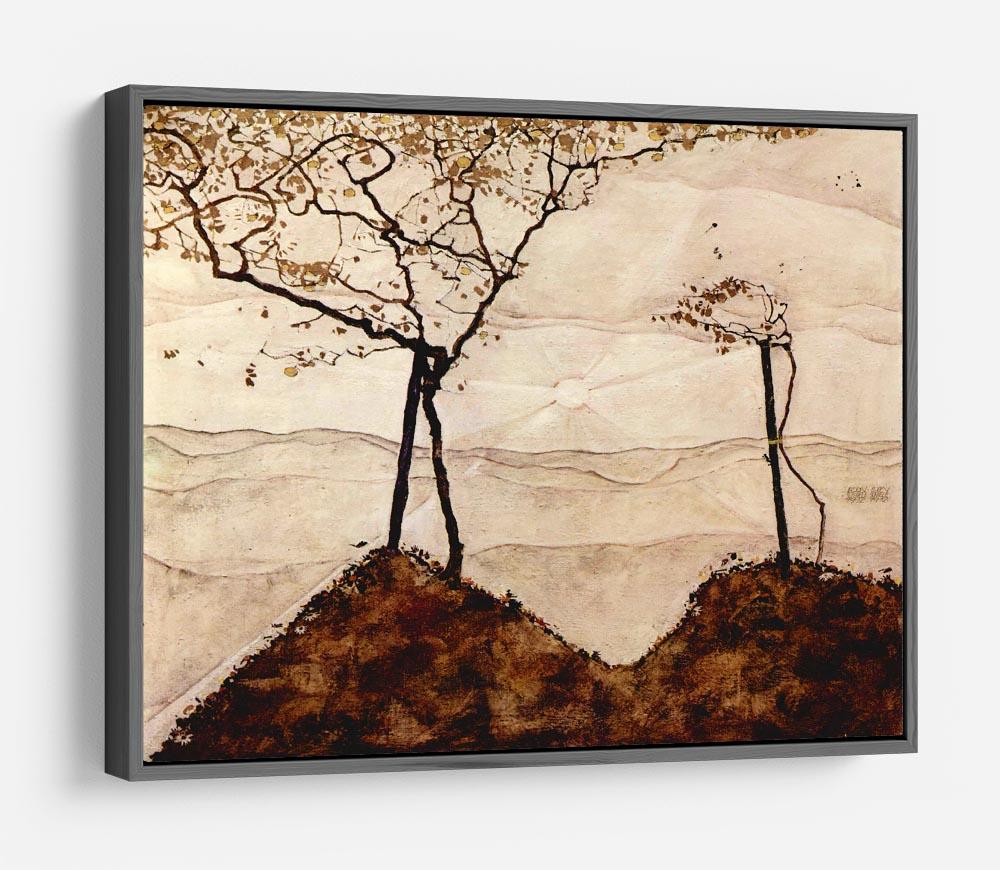 Autumn sun and trees by Egon Schiele HD Metal Print - Canvas Art Rocks - 9