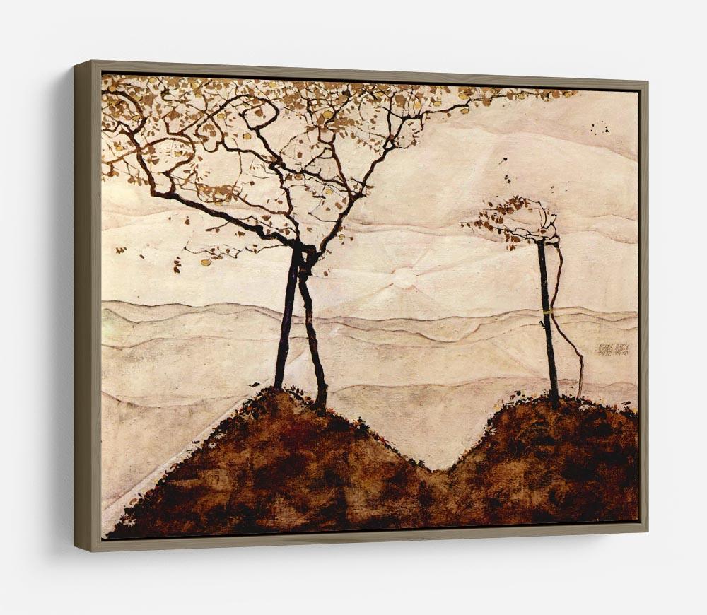 Autumn sun and trees by Egon Schiele HD Metal Print - Canvas Art Rocks - 10