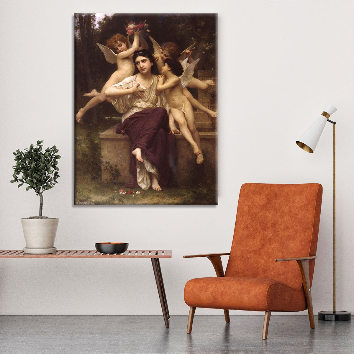 Ave de printemps By Bouguereau Canvas Print or Poster