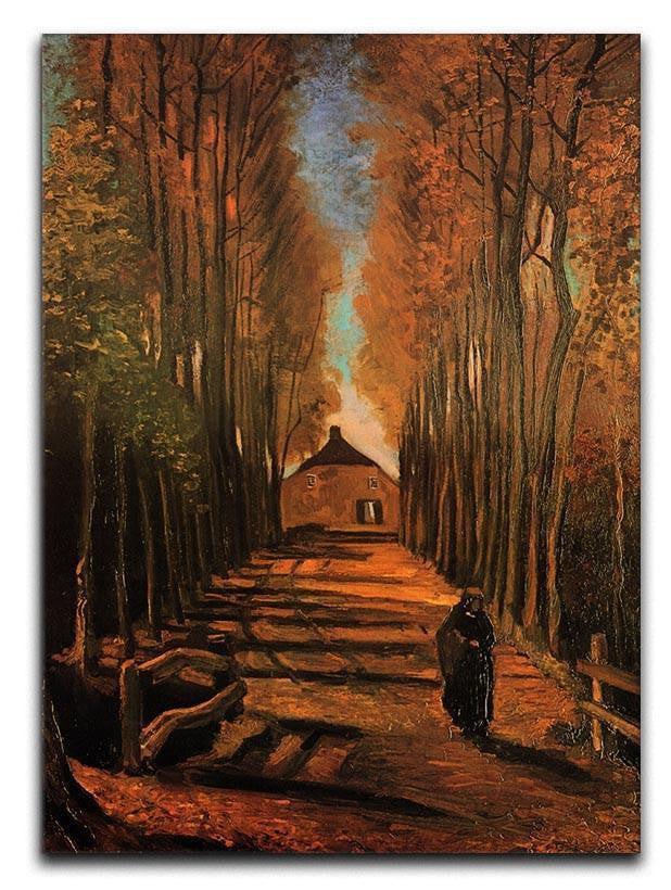 Avenue of Poplars in Autumn by Van Gogh Canvas Print & Poster  - Canvas Art Rocks - 1