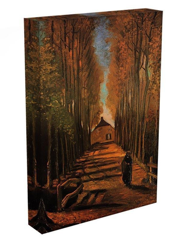 Avenue of Poplars in Autumn by Van Gogh Canvas Print & Poster - Canvas Art Rocks - 3