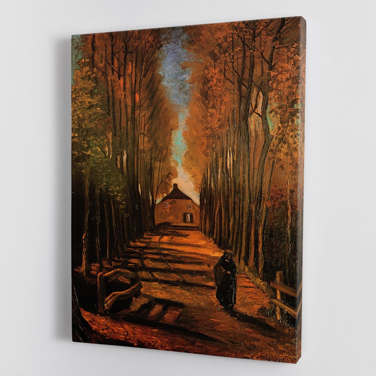 Avenue of Poplars in Autumn by Van Gogh Canvas Print or Poster