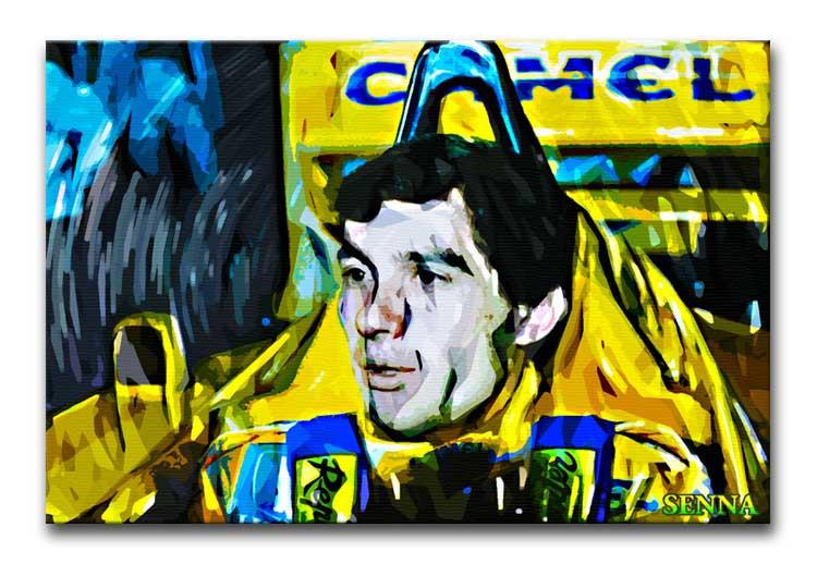 Ayrton Senna Print - Canvas Art Rocks - 1