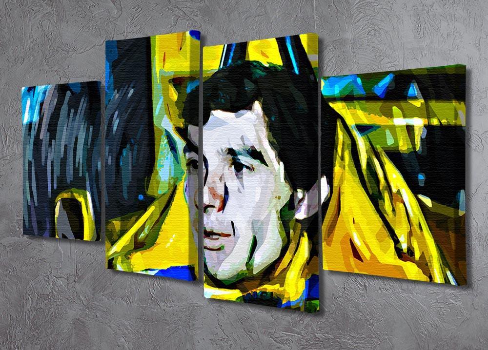 Ayrton Senna 4 Split Panel Canvas - Canvas Art Rocks - 2