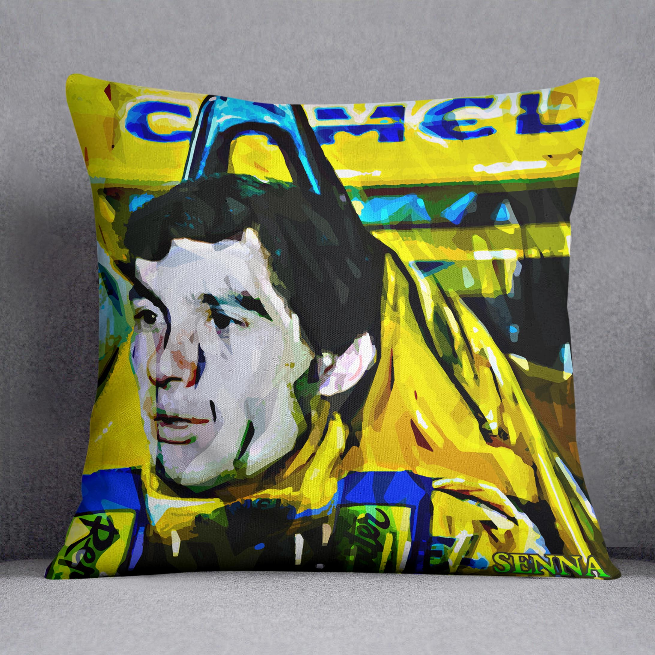Ayrton Senna Cushion