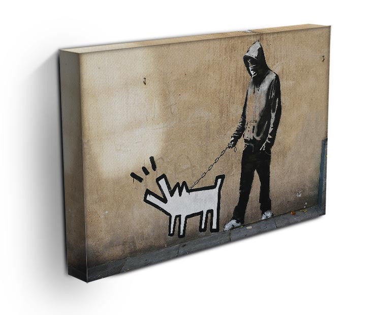 Banksy Keith Haring Dog Print - Canvas Art Rocks - 3