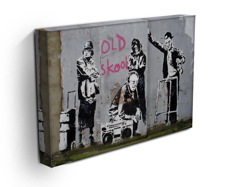 Banksy Old Skool Print - Canvas Art Rocks - 3