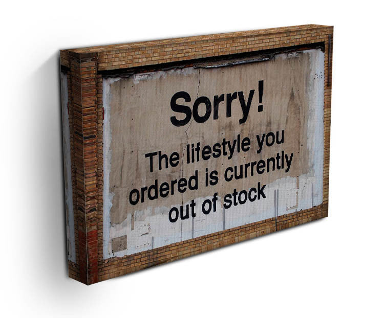 Banksy The Lifestyle You Ordered Print - Canvas Art Rocks - 3