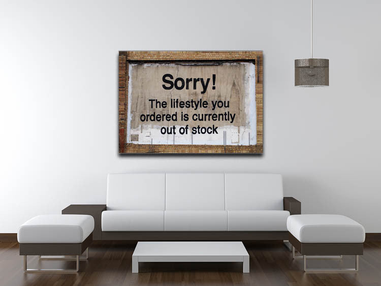 Banksy The Lifestyle You Ordered Print - Canvas Art Rocks - 4