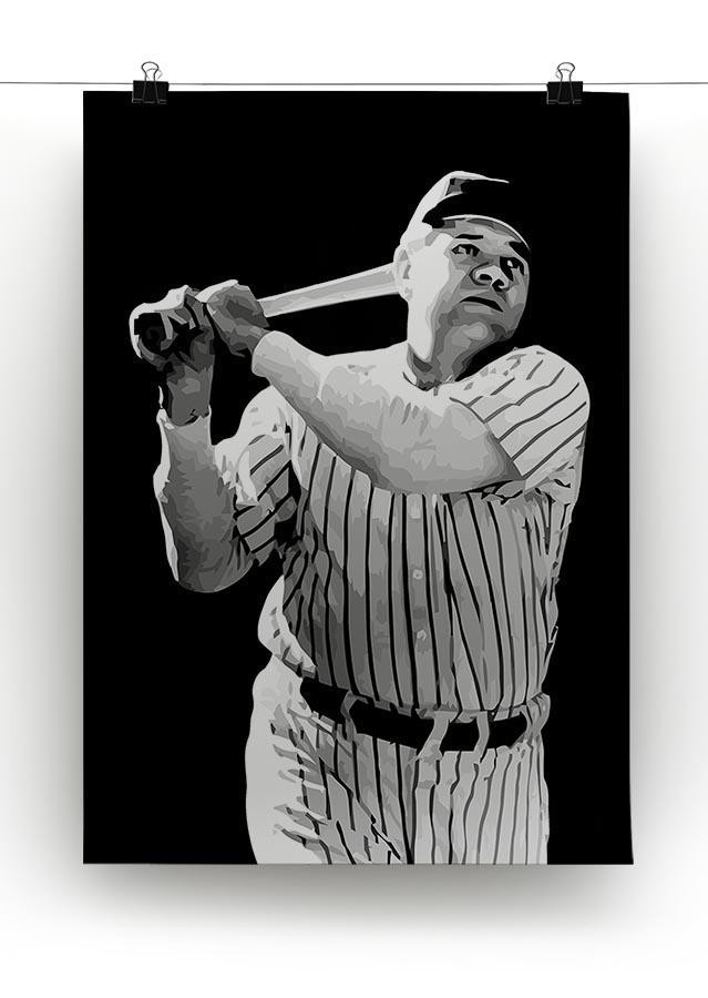 Babe Ruth Canvas Print or Poster - Canvas Art Rocks - 2