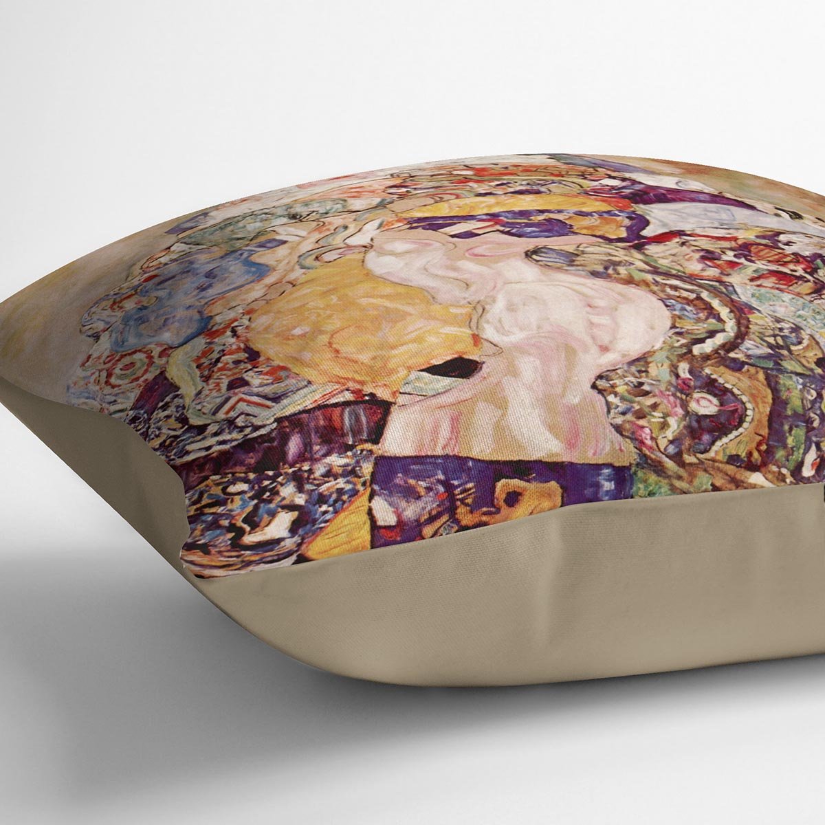 Baby by Klimt Throw Pillow