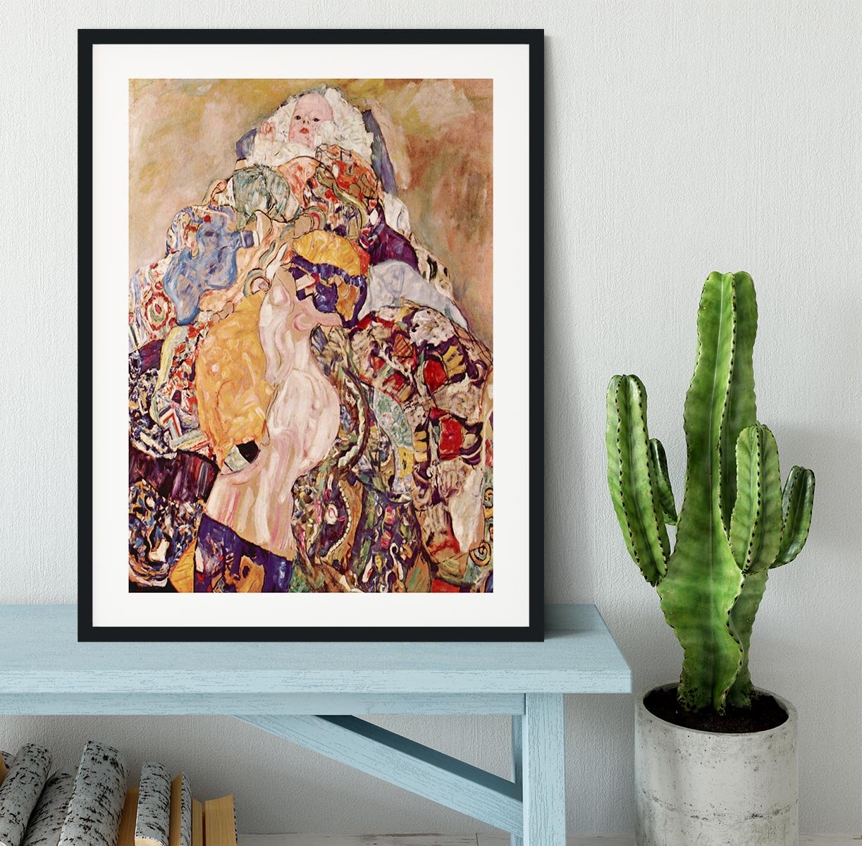 Baby by Klimt Framed Print - Canvas Art Rocks - 1