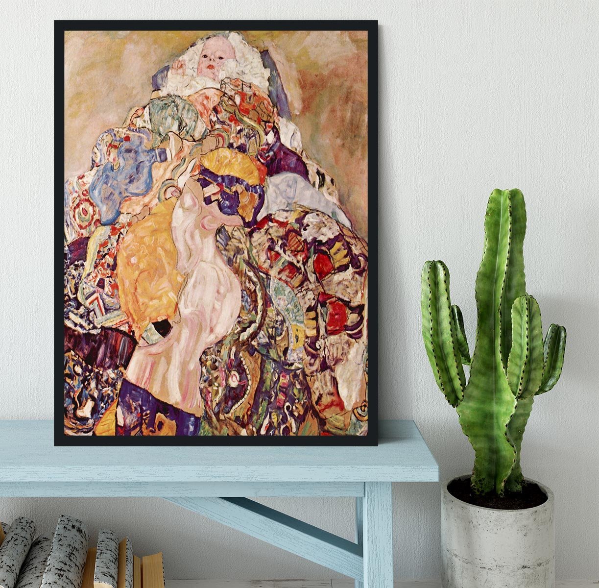 Baby by Klimt Framed Print - Canvas Art Rocks - 2