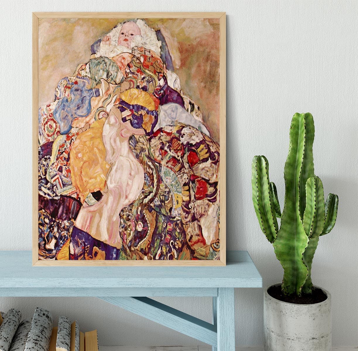 Baby by Klimt Framed Print - Canvas Art Rocks - 4