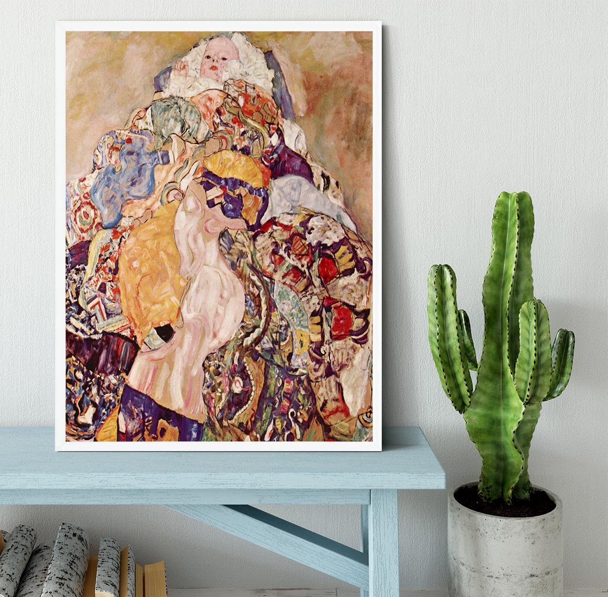 Baby by Klimt Framed Print - Canvas Art Rocks -6