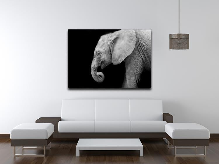 Baby elephant Canvas Print or Poster - Canvas Art Rocks - 4