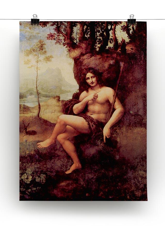 Bacchus by Da Vinci Canvas Print & Poster - Canvas Art Rocks - 2