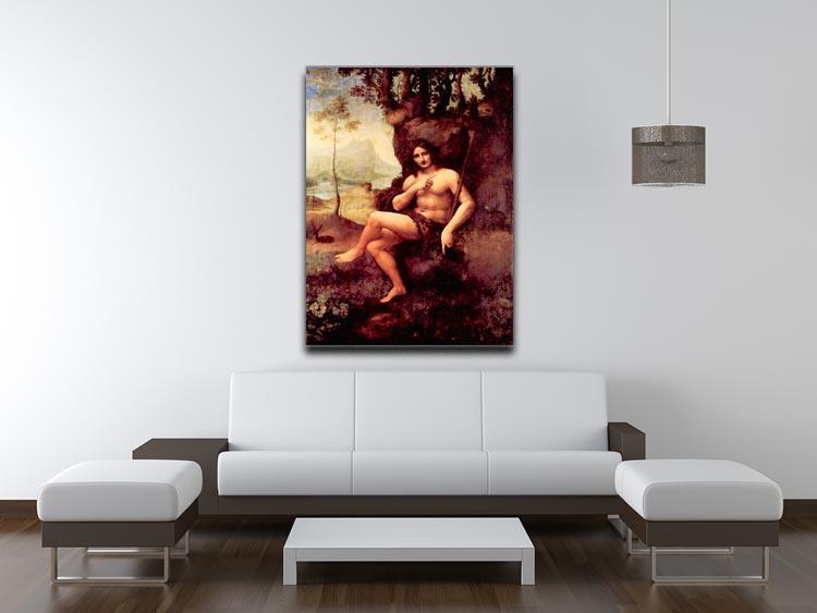 Bacchus by Da Vinci Canvas Print & Poster - Canvas Art Rocks - 4
