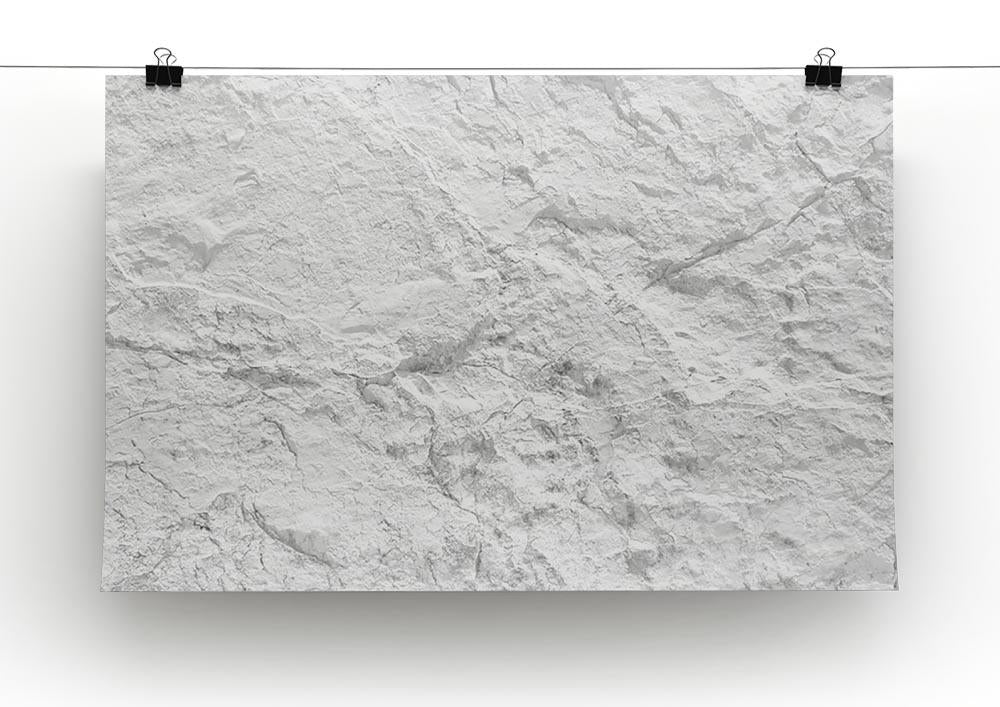 Background of white stone Canvas Print or Poster - Canvas Art Rocks - 2