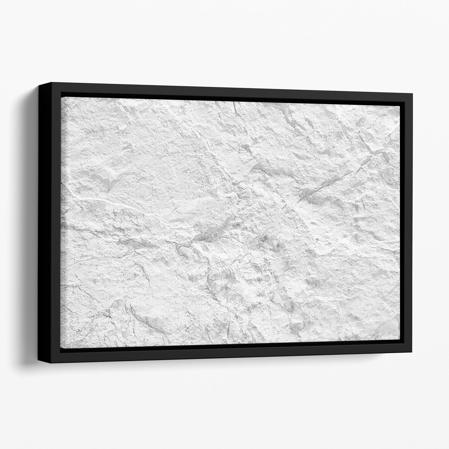 Background of white stone Floating Framed Canvas - Canvas Art Rocks - 1