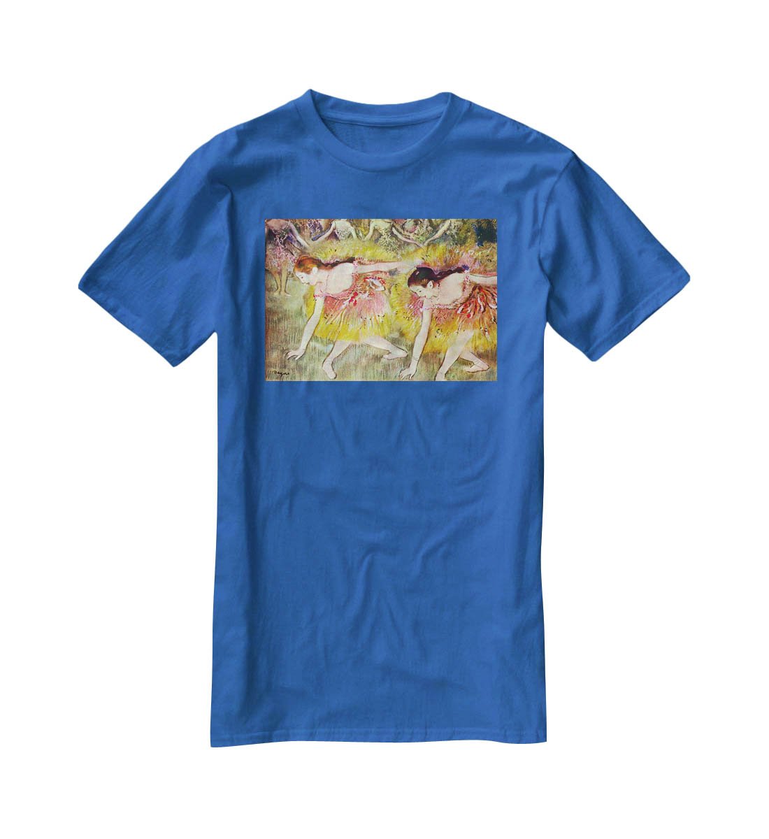 Ballet dancers by Degas T-Shirt - Canvas Art Rocks - 2