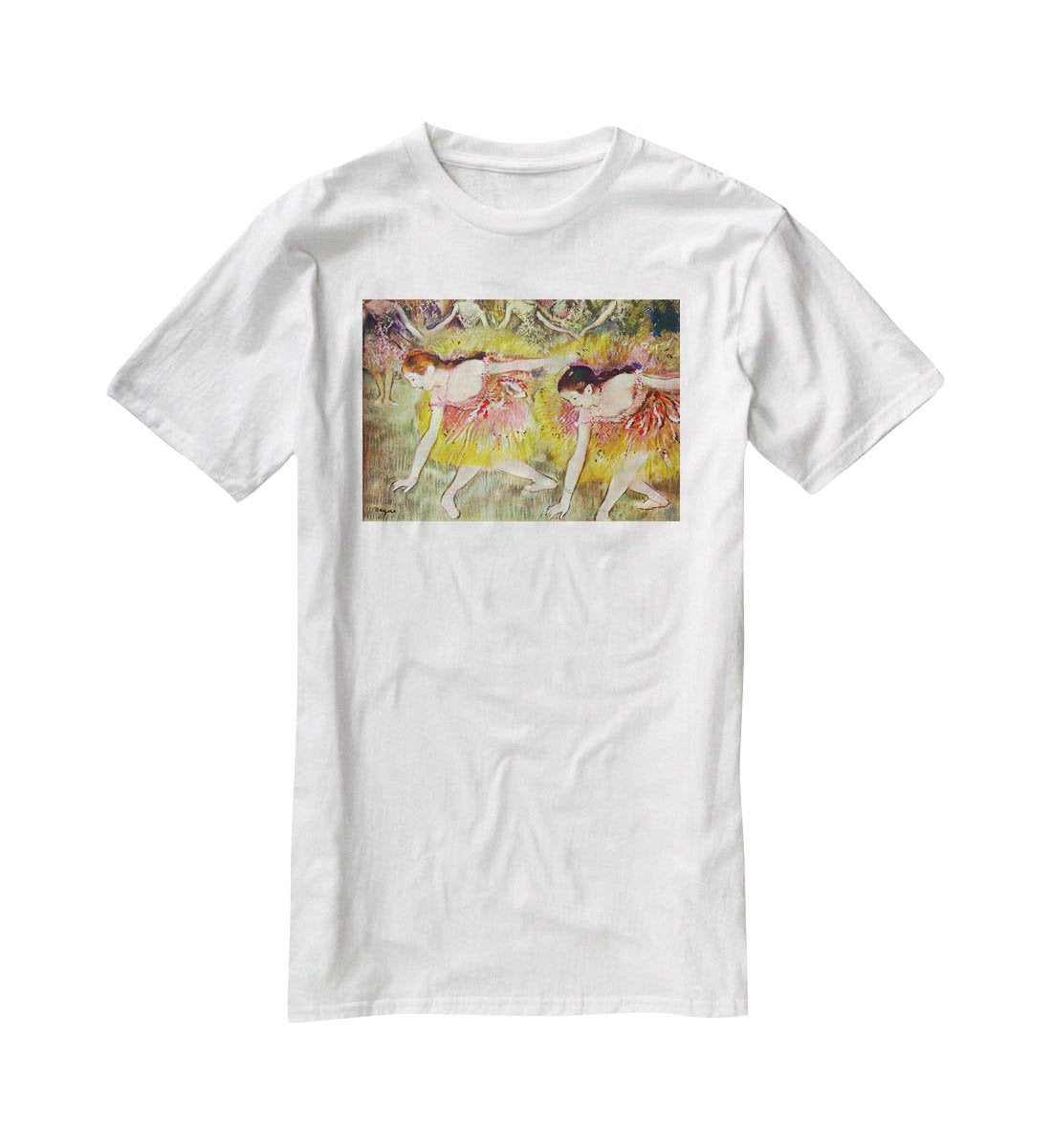 Ballet dancers by Degas T-Shirt - Canvas Art Rocks - 5