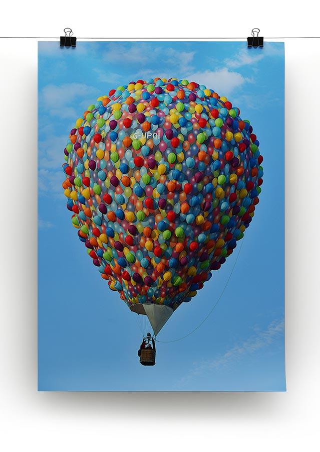 Balloon made of balloons Canvas Print or Poster - Canvas Art Rocks - 2