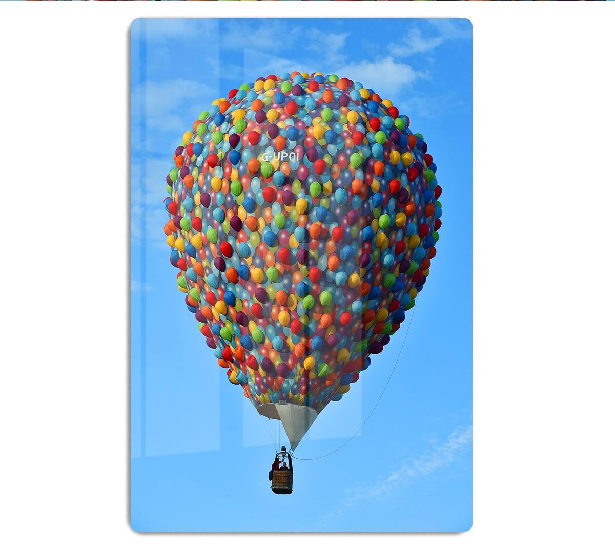 Balloon made of balloons HD Metal Print - Canvas Art Rocks - 1