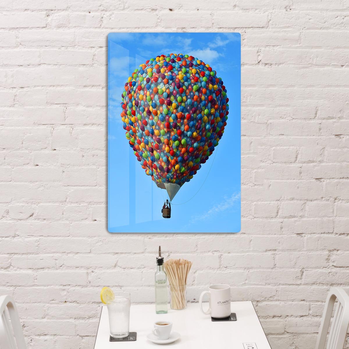 Balloon made of balloons HD Metal Print - Canvas Art Rocks - 3