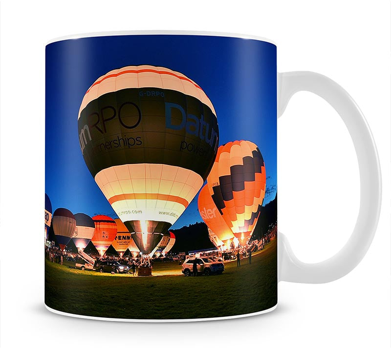 Balloons at night Mug - Canvas Art Rocks - 1